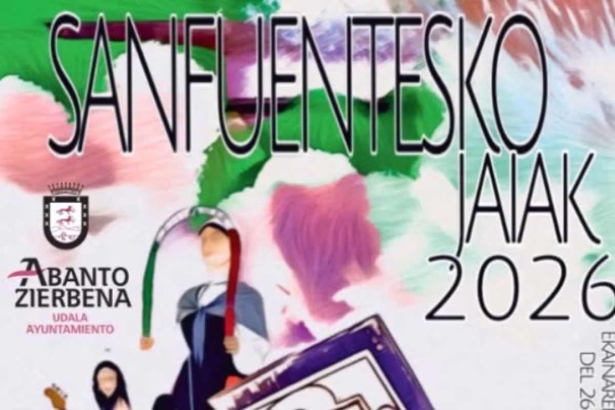 Programa Fiestas Sanfuentes-Santa Lucñia 2026 en Abanto-Zierbena en Abanto y Ciérvana-Abanto Zierbena