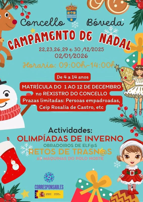 Programa Infantil de Navidad en Bóveda en Bóveda