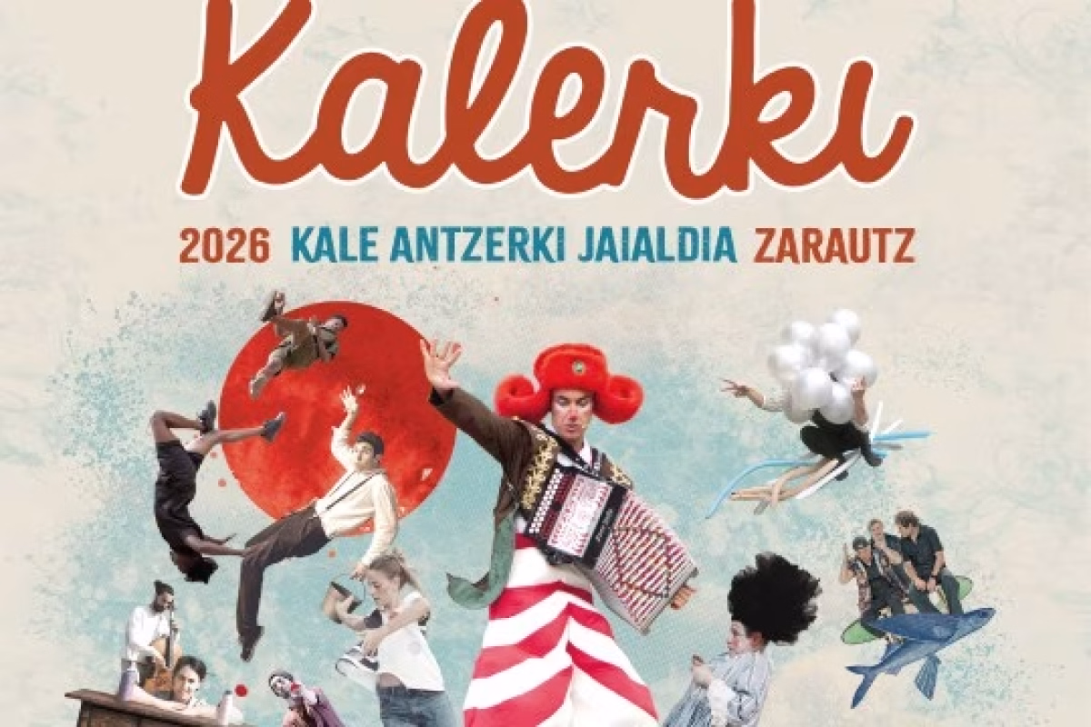 Programa Kalerki 2026 - Festival de Teatro de Calle de Zarautz en Zarautz