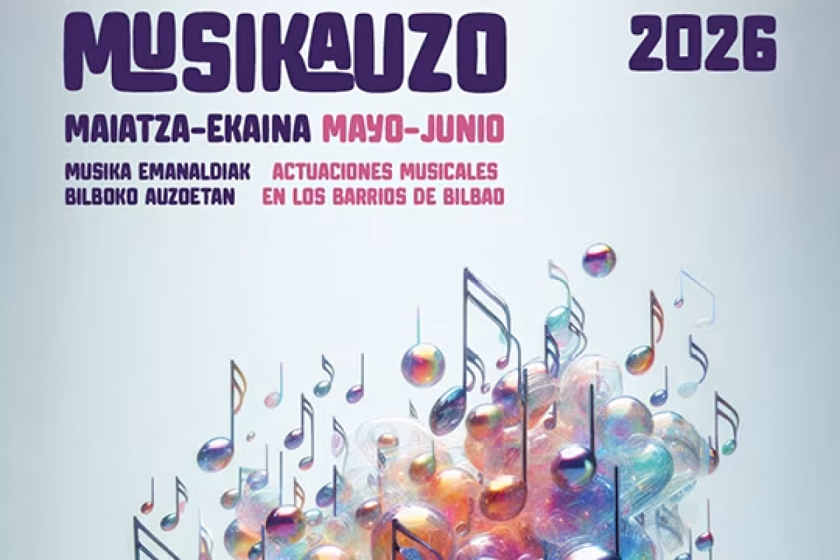 Programa MusikAuzo 2026 en Bilbao