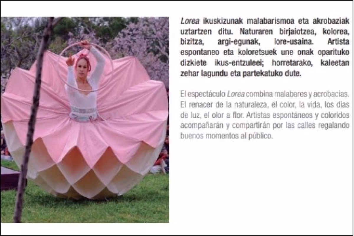 Fiestas de Barakaldo 2026: "Lorea" (Rataplan 2026) en Barakaldo