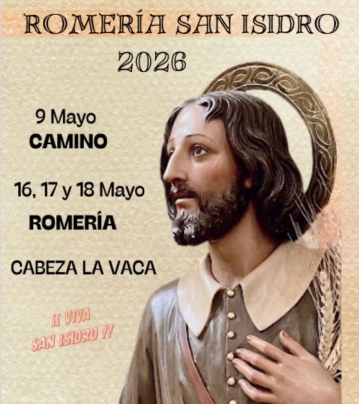 Romería de San Isidro 2026 en Cabeza la Vaca en Cabeza la Vaca