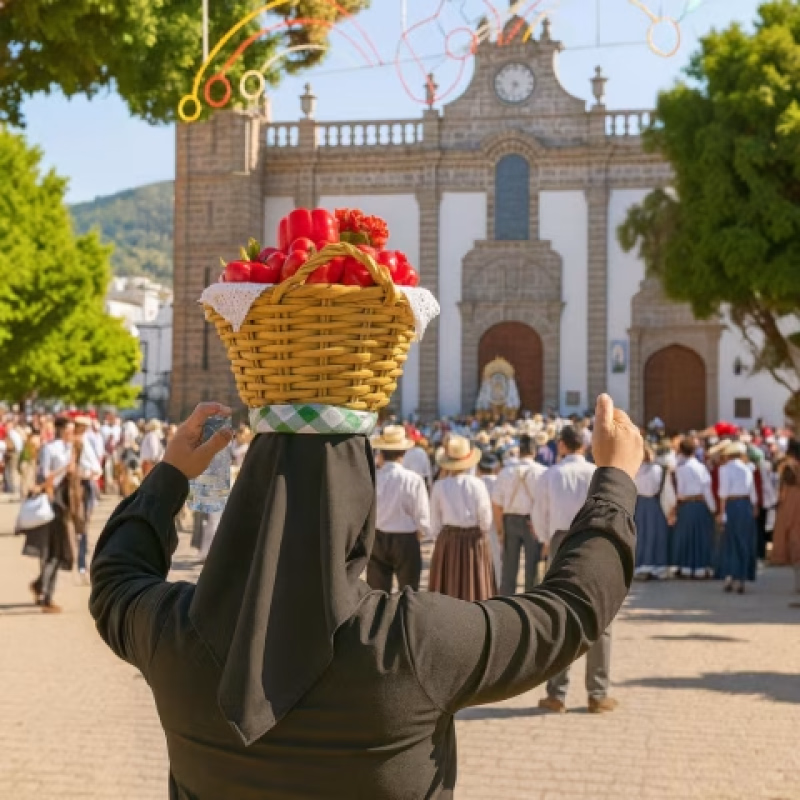 Romería-Ofrenda a la Virgen de La Salud en Santa Brígida