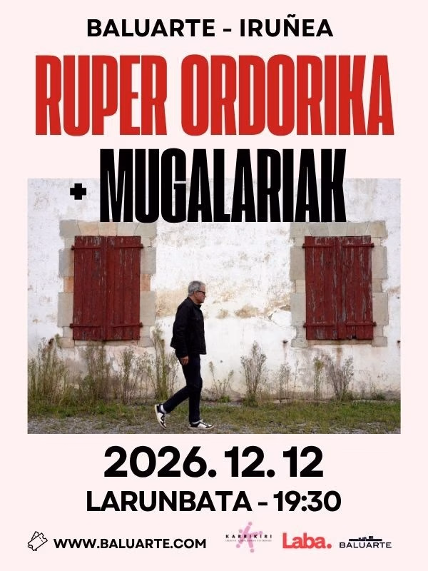 Ruper Ordorika & Mugalariak - Presentación 'Lurra ikutu barik' en Pamplona