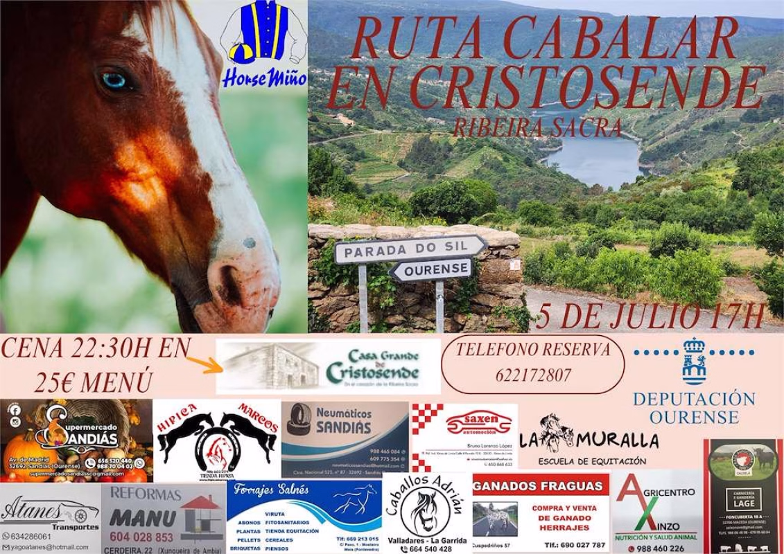 Ruta Cabalar de Cristosende en A Teixeira en A Teixeira