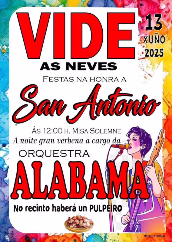 San Antonio de Vide en As Neves en As Neves