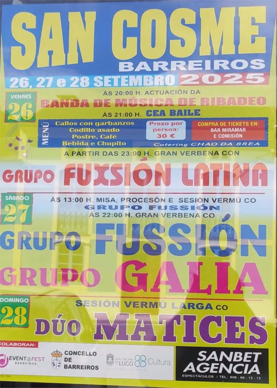 San Cosme en Barreiros en Barreiros