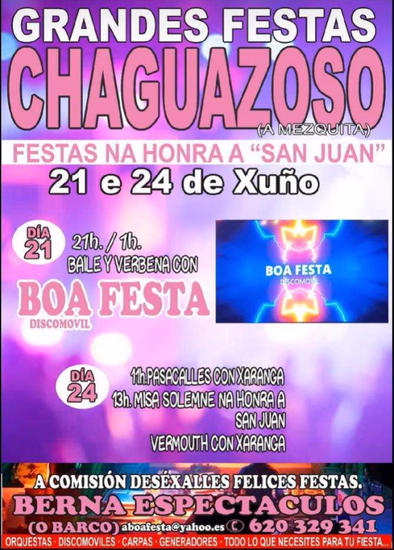 San Juan de Chaguazoso en A Mezquita en A Mezquita