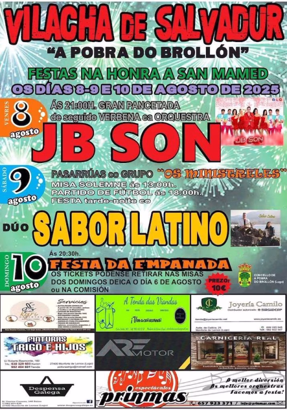 San Mamede de Vilachá de Salvadur en A Pobra do Brollón en A Pobra do Brollón