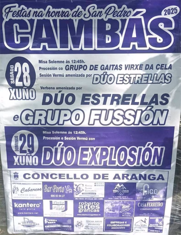 San Pedro de Cambás en Aranga en Aranga