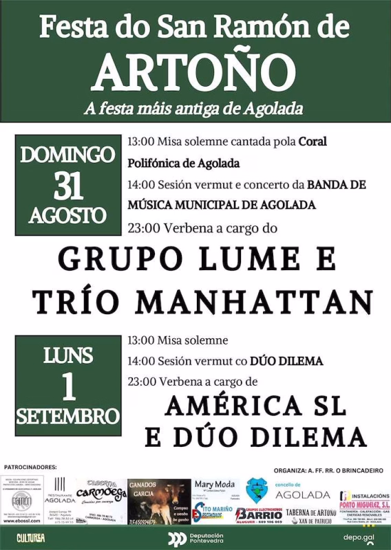 San Ramón de Artoño en Agolada en Agolada