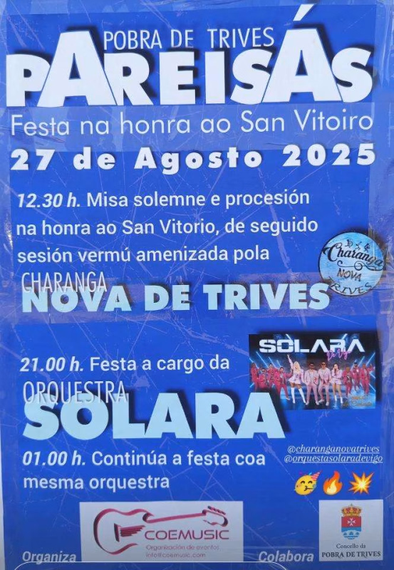 San Vitorio de Pareisás en A Pobra de Trives en A Pobra de Trives