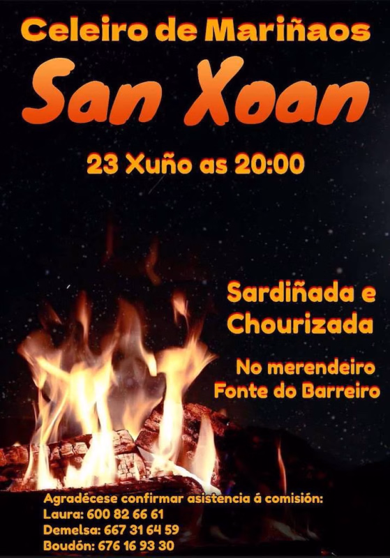 San Xoán de Celeiro de Mariñao en Barreiros en Barreiros