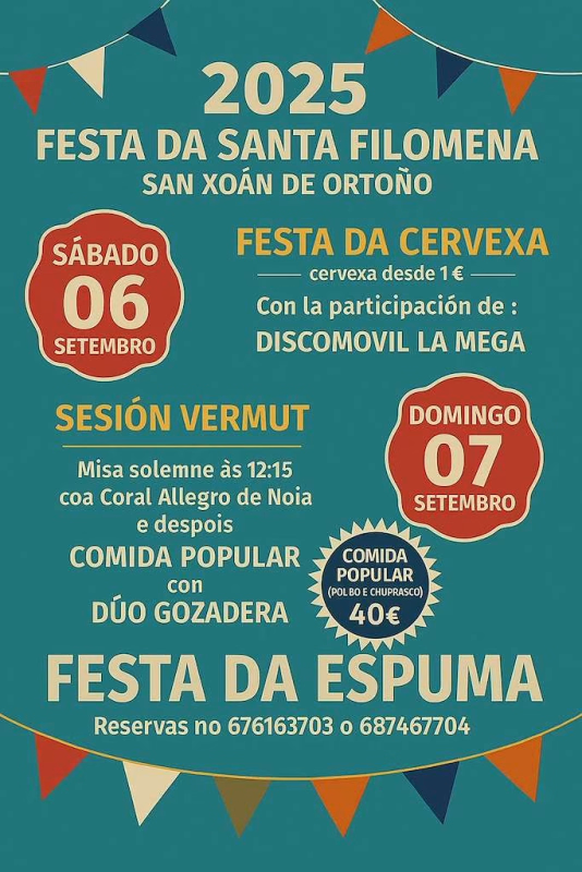 Santa Filomena de Ortoño en Ames en Ames