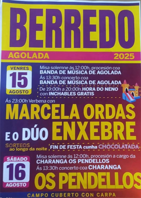 Santa María e San Roque de Berredo en Agolada en Agolada
