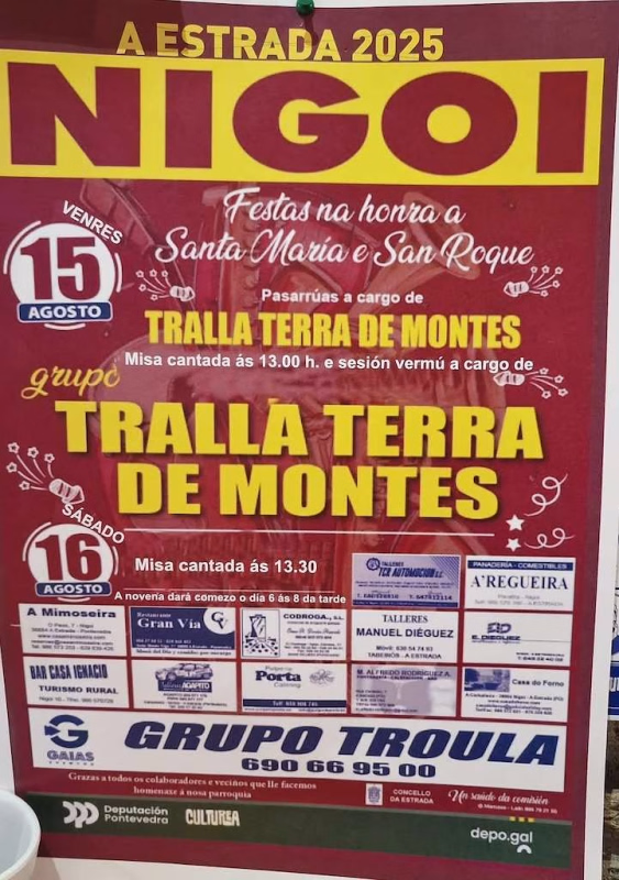 Santa María e San Roque de Nigoi en A Estrada en A Estrada