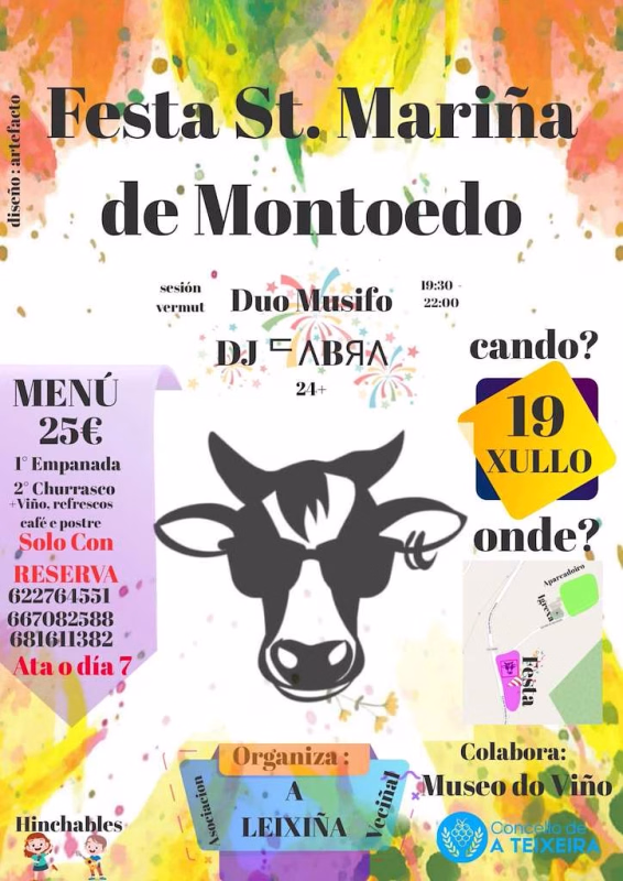 Santa Mariña de Montoedo en A Teixeira en A Teixeira