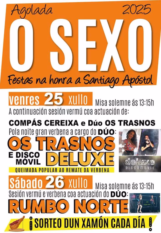 Santiago Apóstol de O Sexo en Agolada en Agolada
