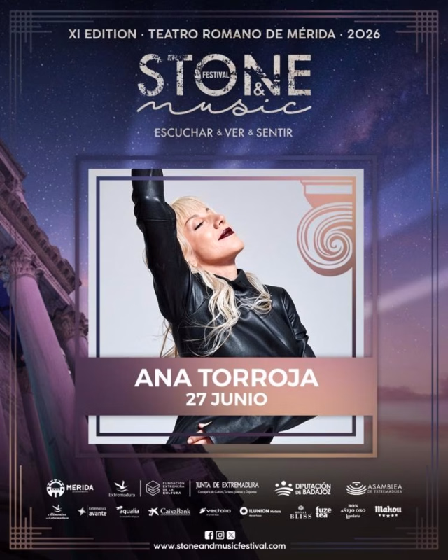 Stone & Music Festival: «Ana Torroja» en Mérida