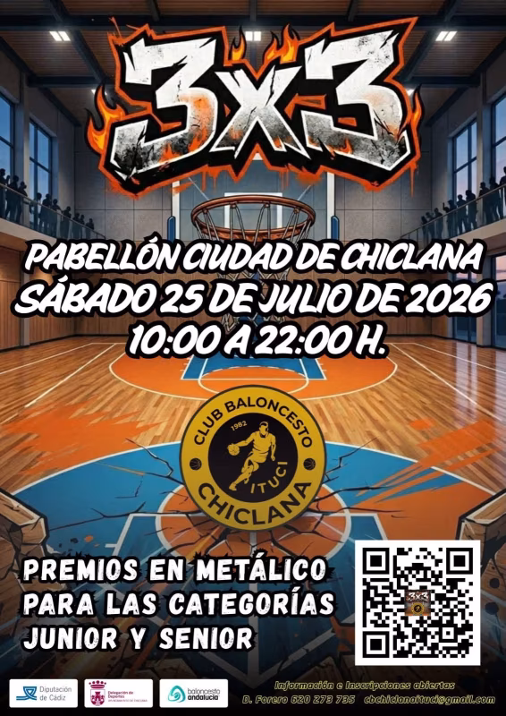 Torneo Baloncesto 3x3 en Chiclana de la Frontera