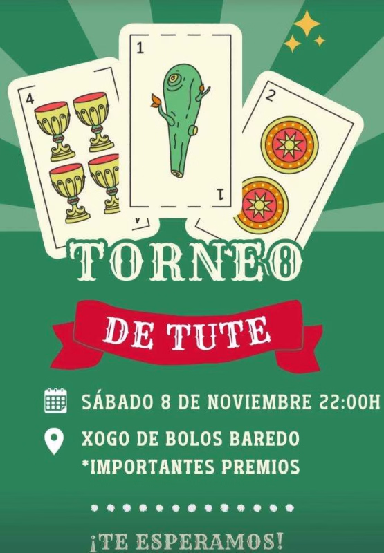 Torneo de Tute de Baredo  en Baiona en Baiona