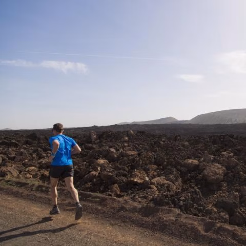 Trail Caldera Cuchillo en Tinajo