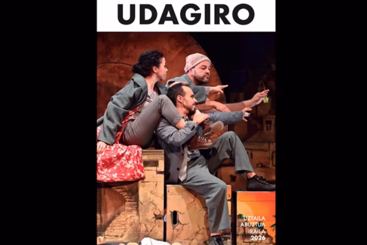 Cartel de Udagiro 2026 - programa cultural de verano en Andoain en Andoain