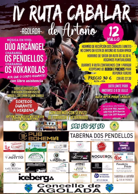 V Ruta Cabalar de Artoño (2026) en Agolada en Agolada