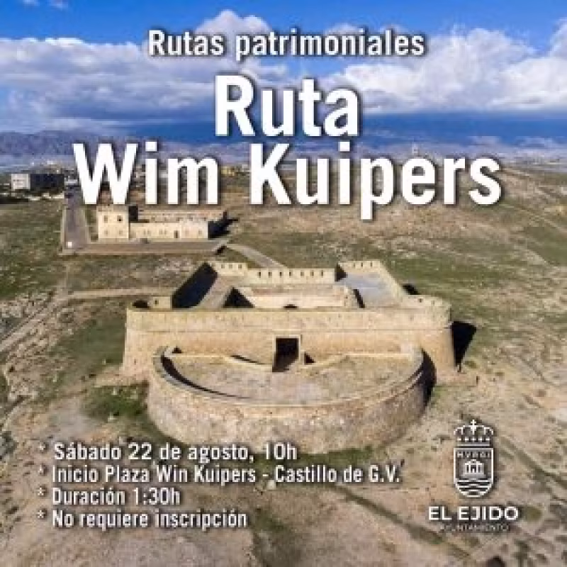 Verano Cultural 2026 - Rutas patrimoniales Ruta Win Kuipers en El Ejido