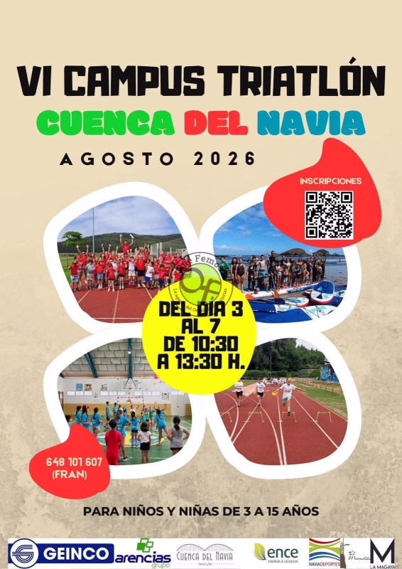 VI Campus Triatlón Cuenca del Navia en Navia