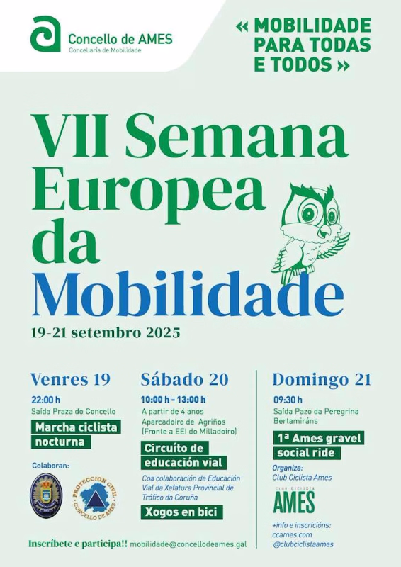 VII Semana Europea da Mobilidade en Ames en Ames
