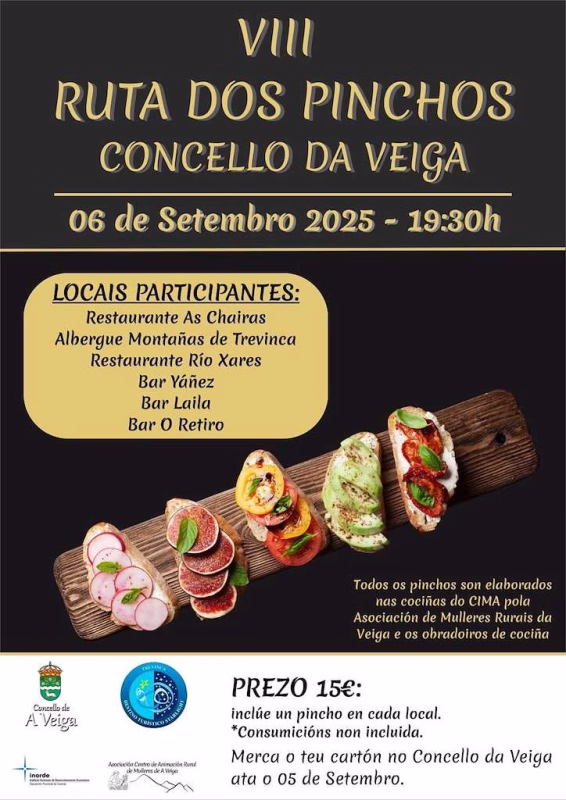 VIII Ruta de Pinchos en A Veiga en A Veiga