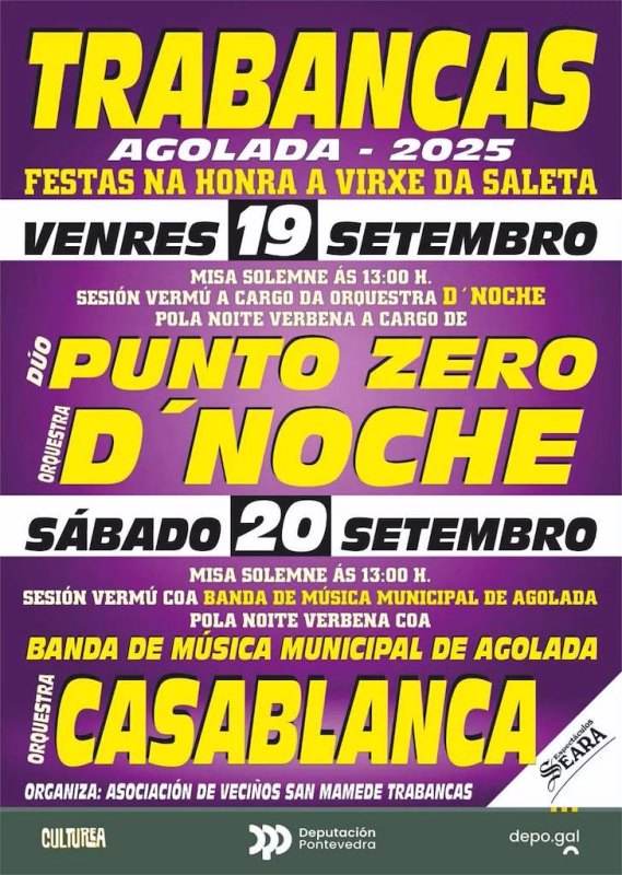 Virxe da Saleta de Trabancas en Agolada en Agolada