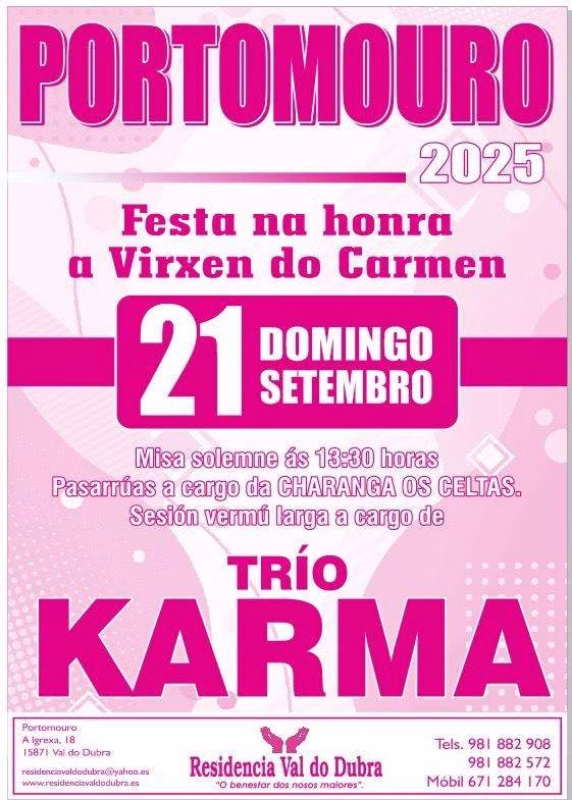 Virxe do Carme de Portomouro en Val do Dubra en Val do Dubra