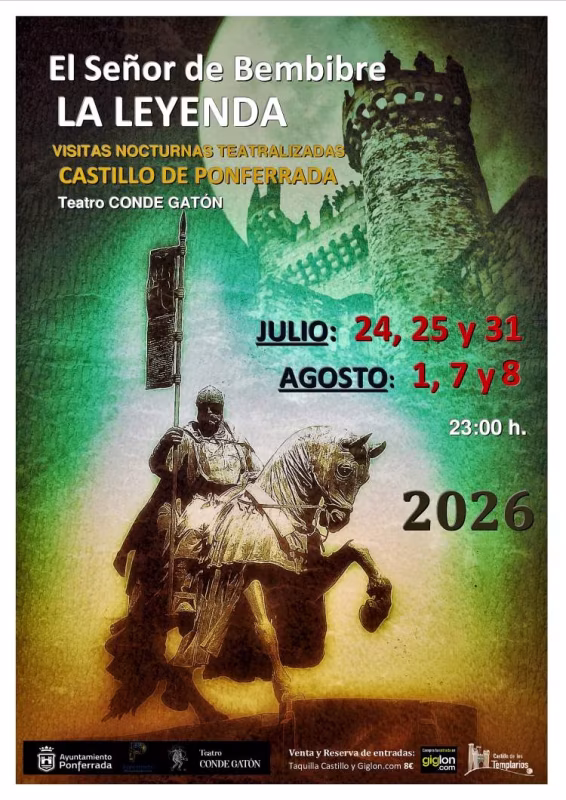 Visitas nocturnas teatralizadas “El Señor de Bembibre” en Torre del Bierzo