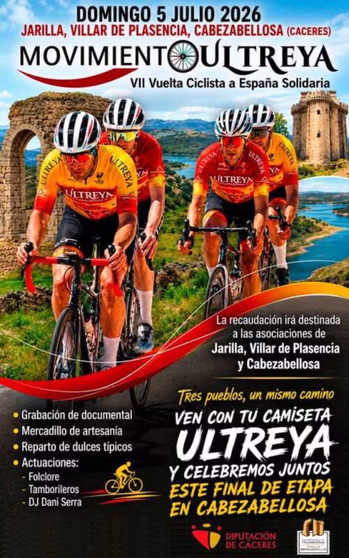 Vuelta Ciclista solidaria a Jarilla, Villar de Plasencia y Cabezabellosa en Mohedas de Granadilla