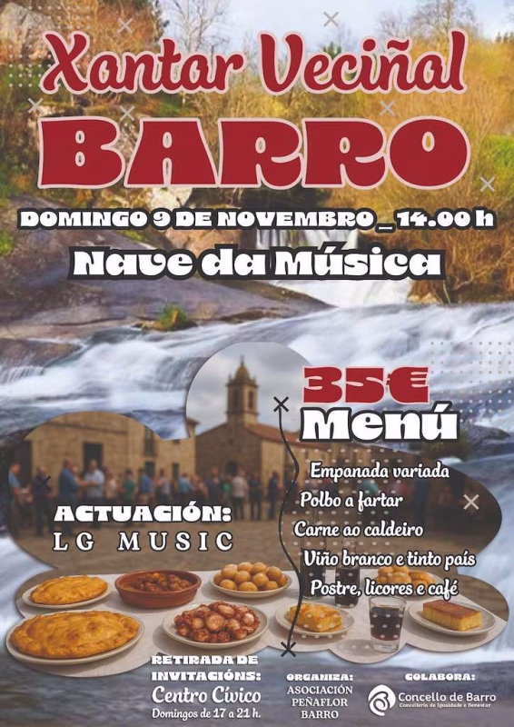 Xantar Veciñal en Barro en Barro