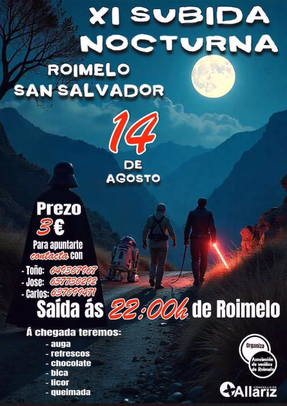 XI Subida Nocturna Roimelo - San Salvador  en Allariz en Allariz