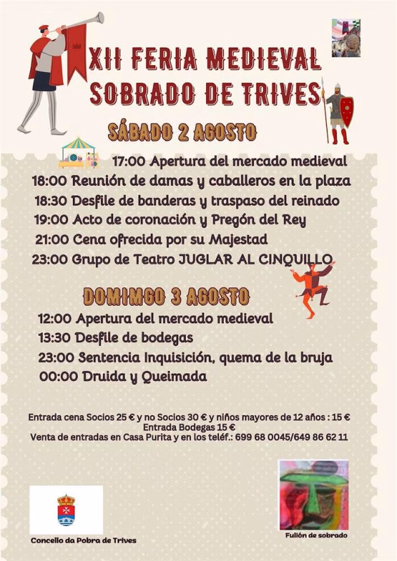 XII Feira Medieval de Sobrado en A Pobra de Trives en A Pobra de Trives