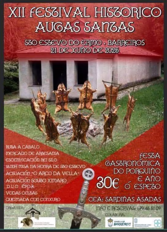XII Festival Histórico Augas Santas en Barreiros en Barreiros