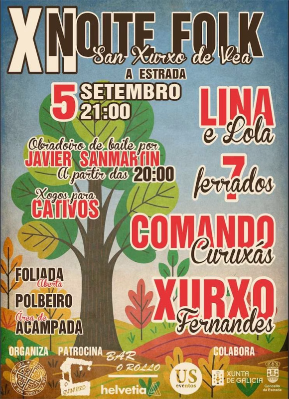 XII Noite Folk de San Xurxo de Vea en A Estrada en A Estrada