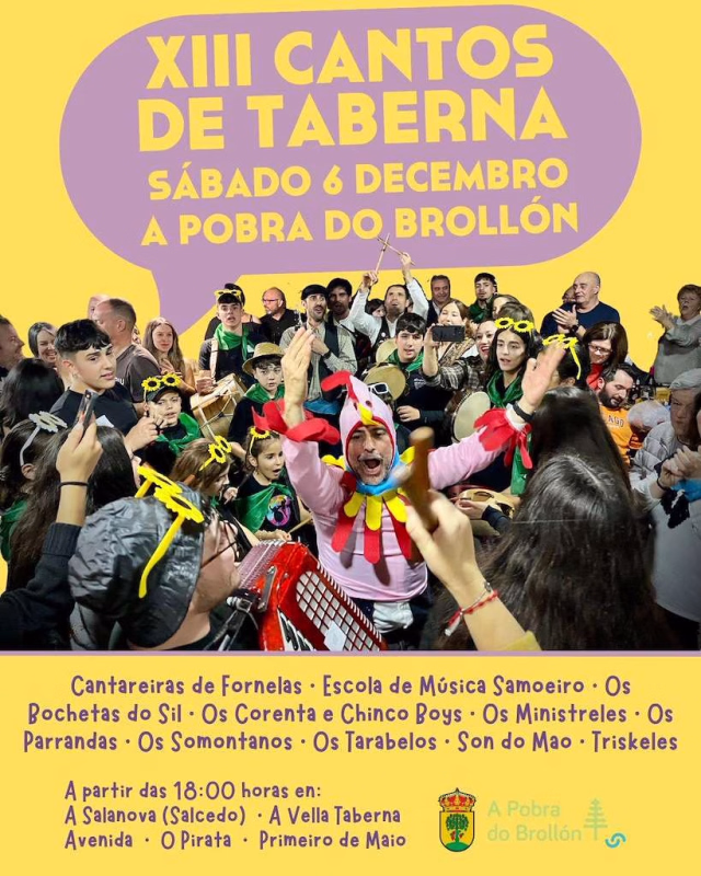 XIII Cantos de Taberna en A Pobra do Brollón en A Pobra do Brollón