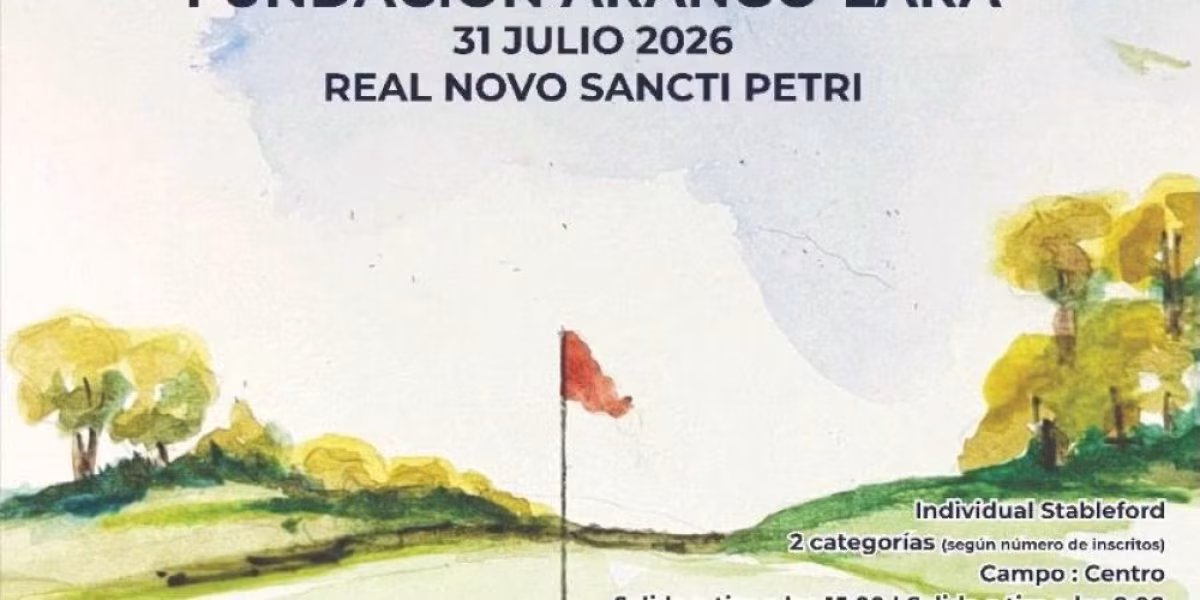 XIV Trofeo Benéfico de Golf 'Todos contra el cáncer' en Chiclana de la Frontera