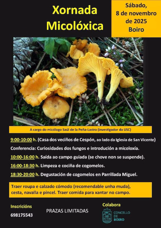 Xornada Micolóxica en Boiro en Boiro