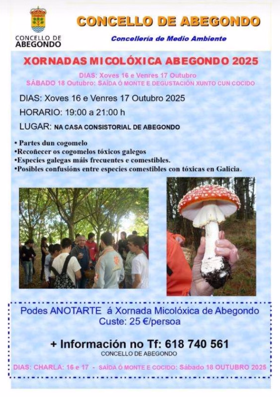 Xornadas Micolóxicas  en Abegondo en Abegondo