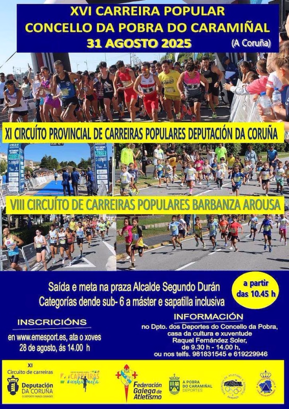 XVI Carreira Popular en A Pobra do Caramiñal en A Pobra do Caramiñal