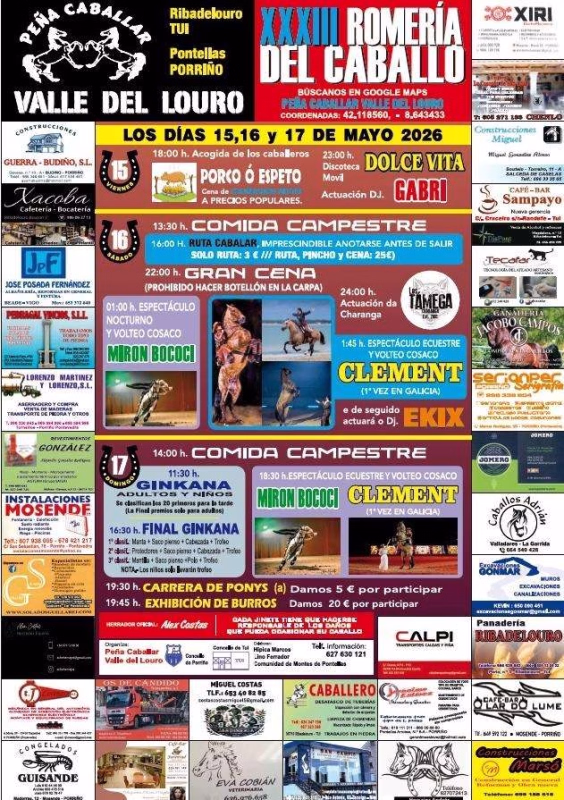 XXIII Romería del Caballo (2026) en Tui en Tui