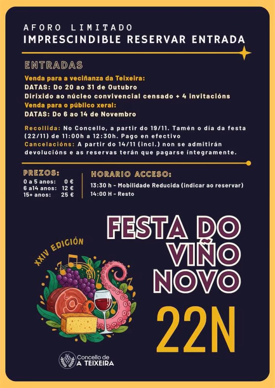 XXIV Festa do Viño Novo en A Teixeira en A Teixeira