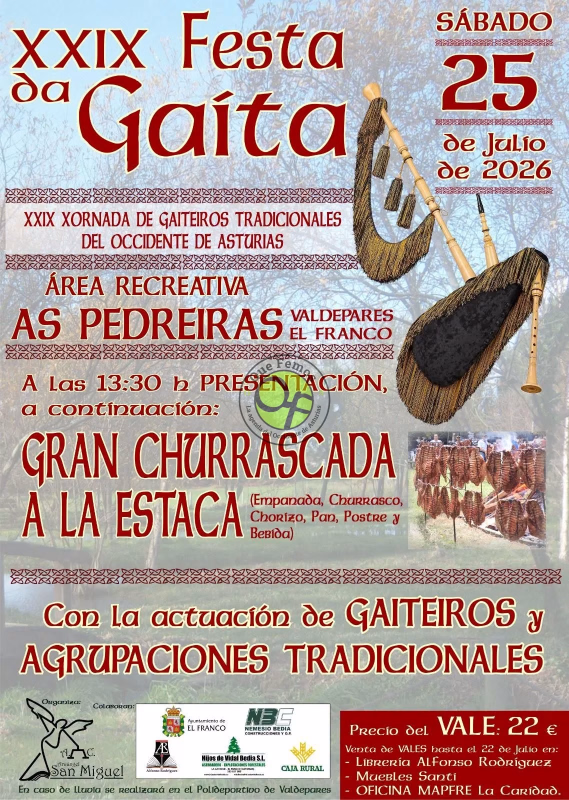 XXIX Festa da Gaita en El Franco en El Franco