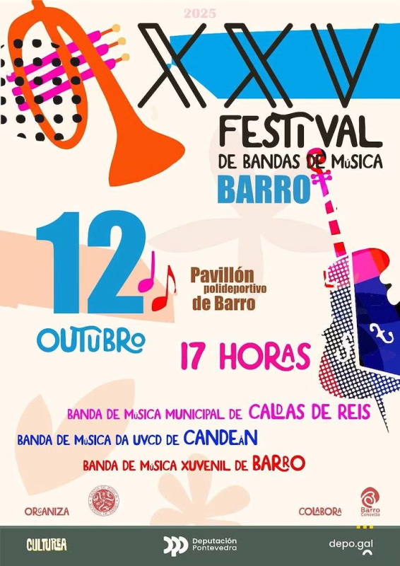 XXV Festival de Bandas de Música en Barro en Barro